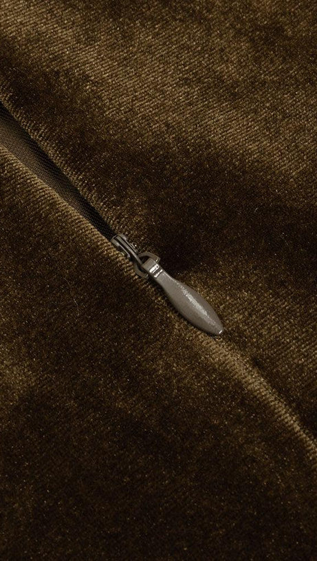 HOLLOWED-OUT SLIT SLIM MAXI DRESS