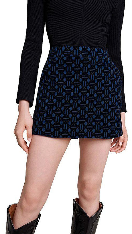 JACQUARD-SKORT 