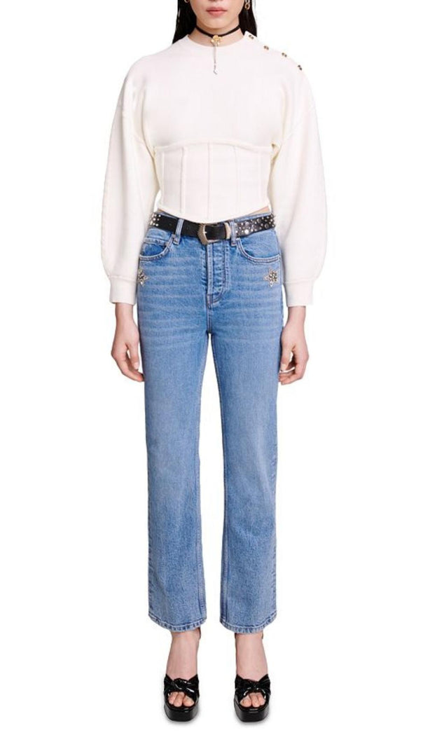 AIIZIE KNIT CORSET JUMPER - product image