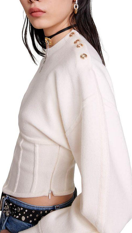 STRICKKORSETTPULLOVER 