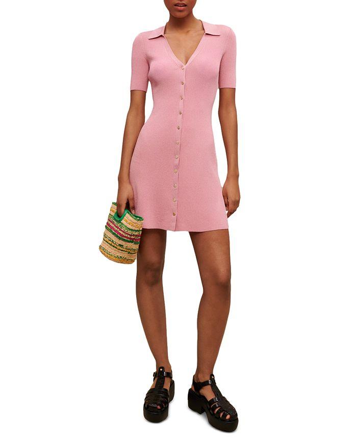 AIIZIE KNIT POLO MINI DRESS - product image