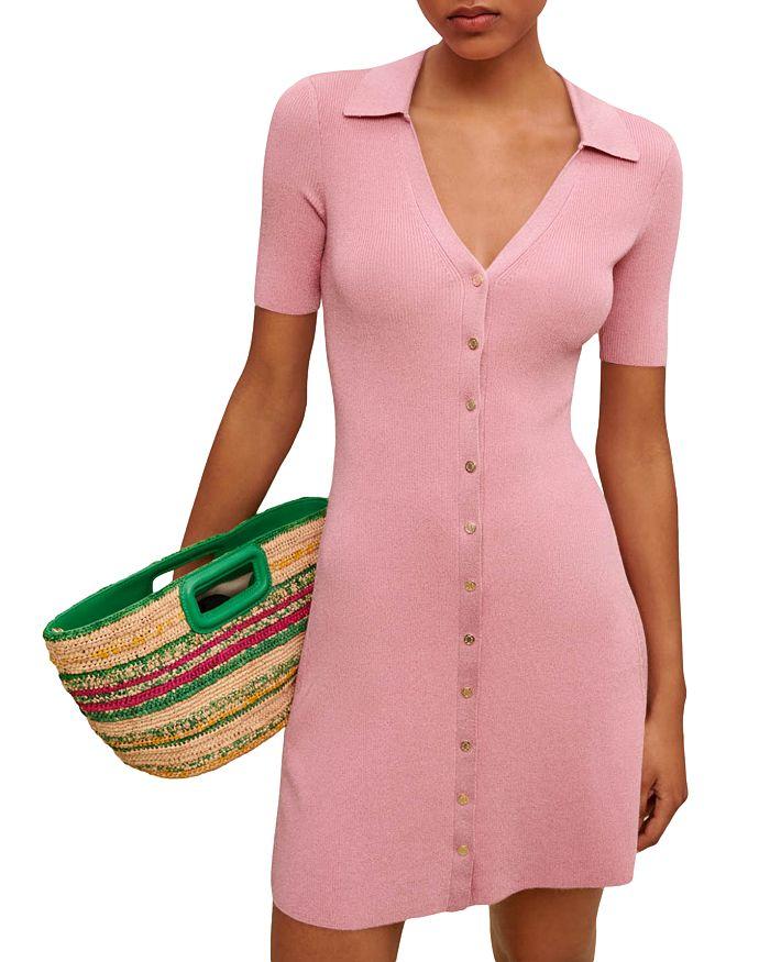 AIIZIE KNIT POLO MINI DRESS - product image