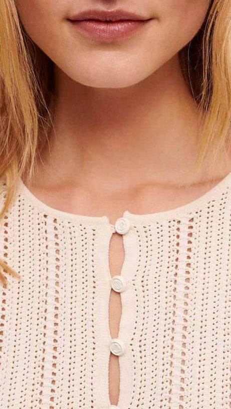 TOP CON BORDO ALL'UNCINETTO 