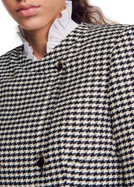 GIACCA PIED DE POULE CORTA 