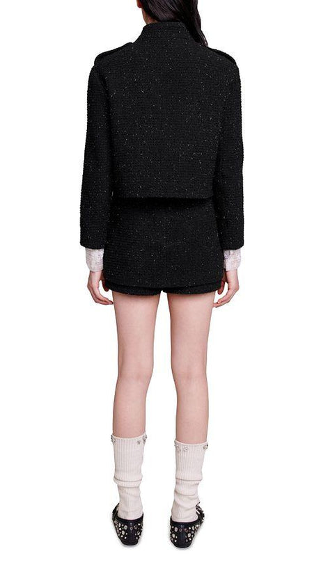 GIACCA IN TWEED CORTA 