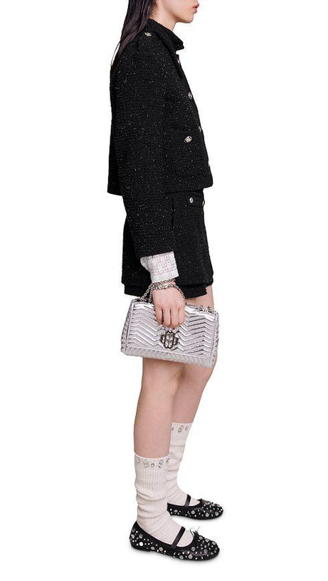 GIACCA IN TWEED CORTA 