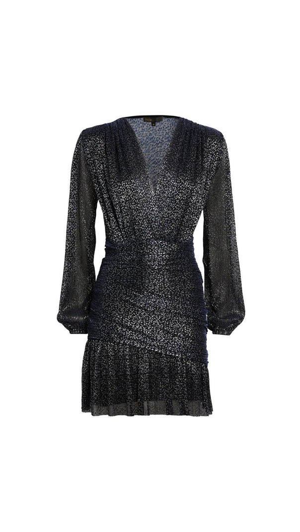 AIIZIE CROSSOVER SHIMMER MINI DRESS - product image