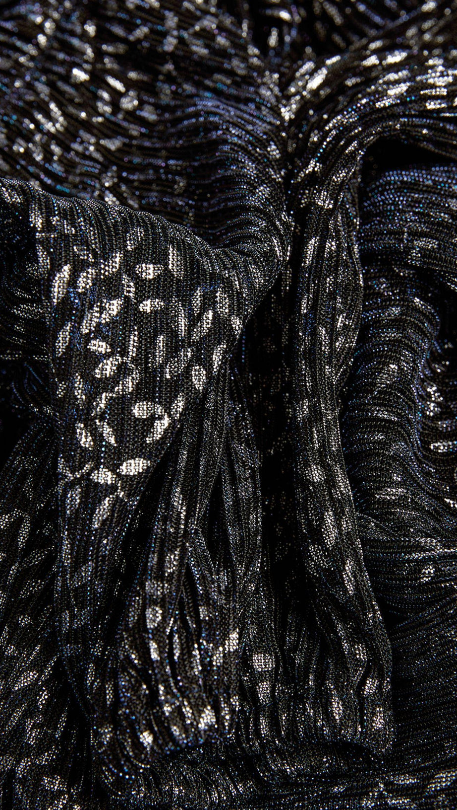 CROSSOVER SHIMMER MINI DRESS