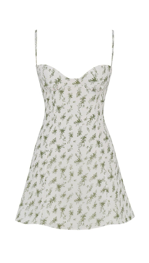 AIIZIE CHRISTIANA GARDEN PRINT MINI DRESS - product image