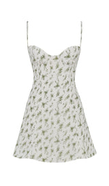 CHRISTIANA GARDEN PRINT MINI DRESS