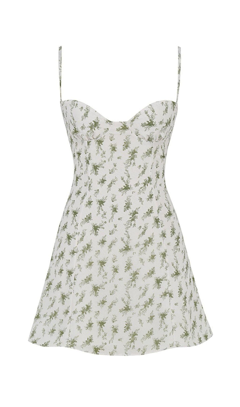 CHRISTIANA GARDEN PRINT MINI DRESS