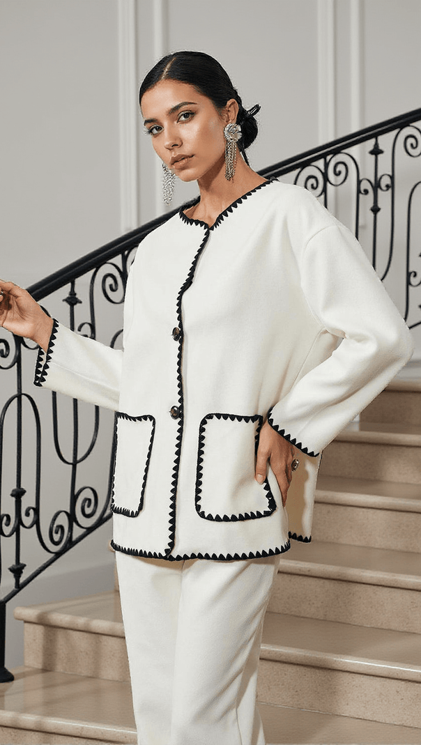 AIIZIE TEKOA PATCHWORK POCKETS PANTS SET - product image