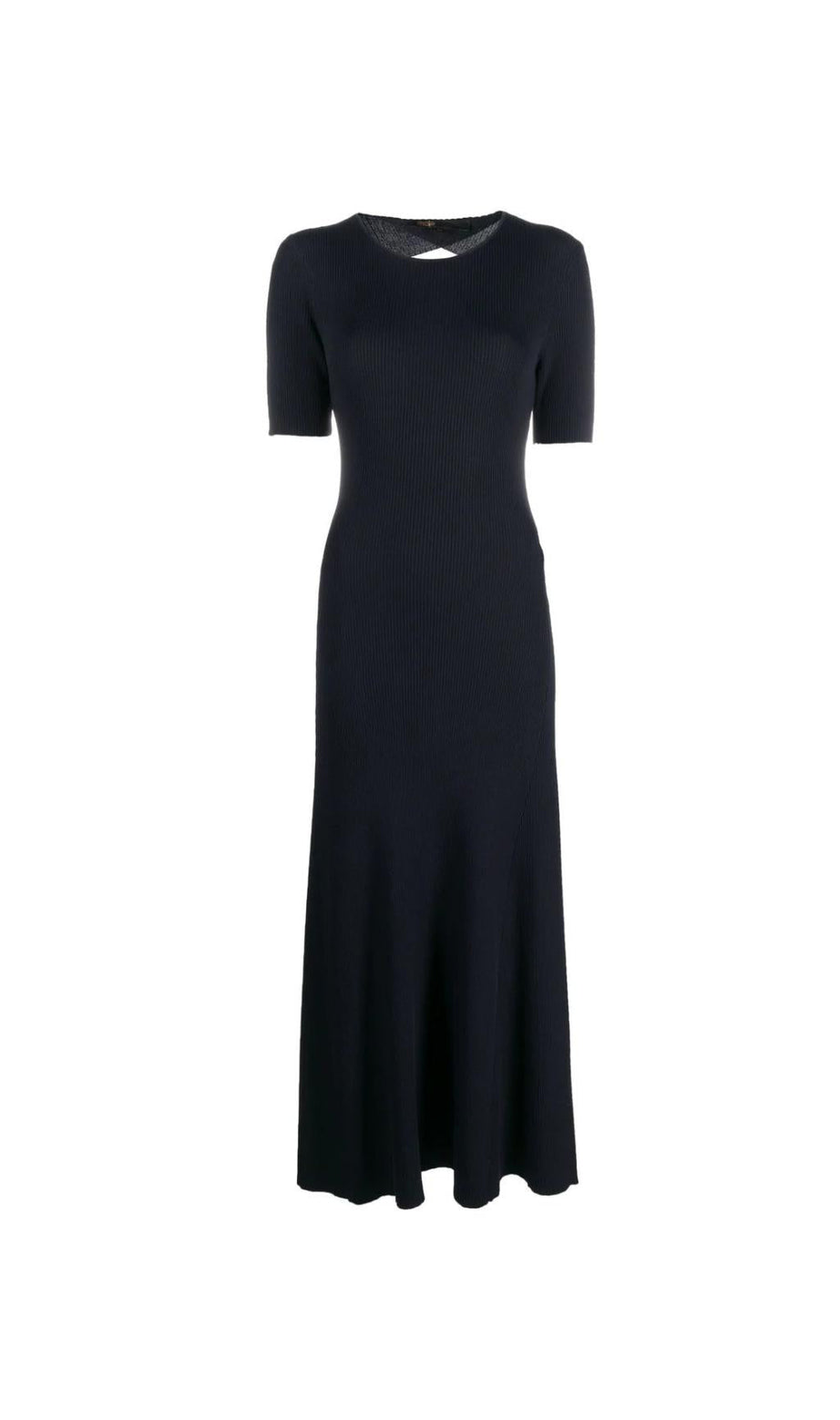 Maxikleid mit Cut-Outs auf der Rückseite 