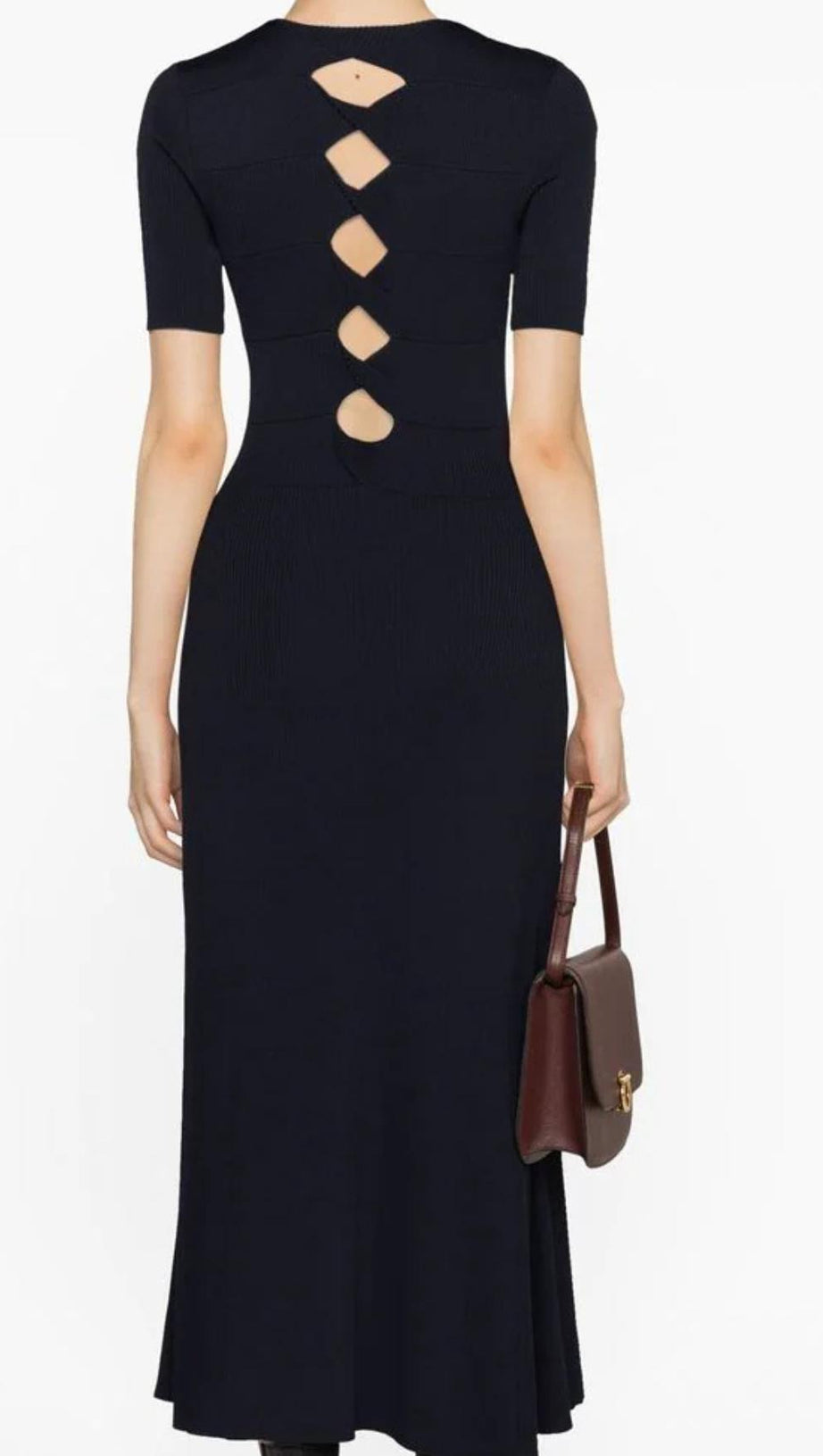 ABITO LUNGO CON SCHIENA TAGLIATA 