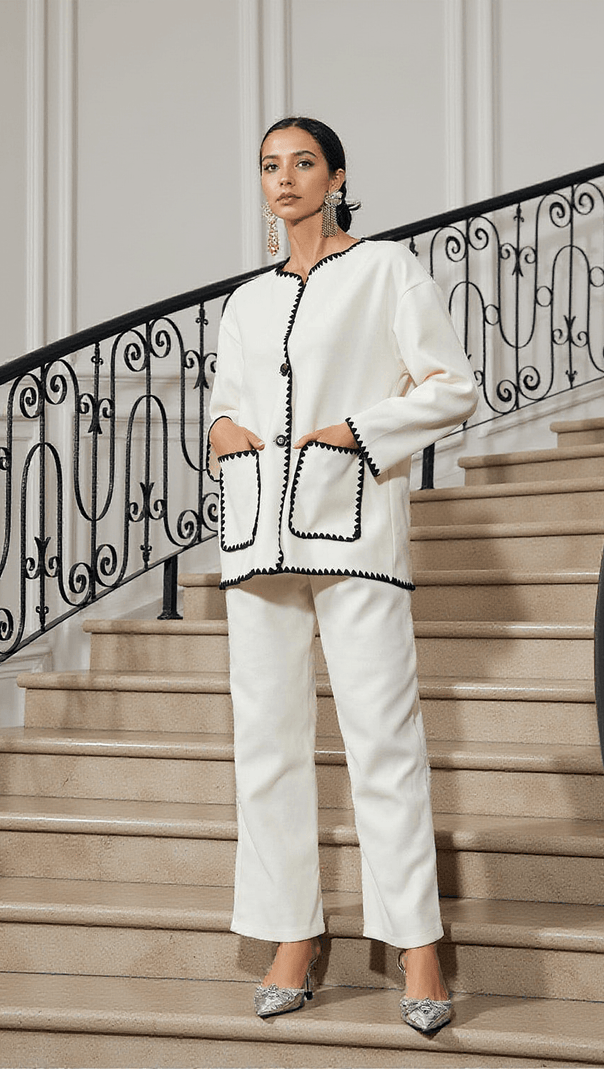AIIZIE TEKOA PATCHWORK POCKETS PANTS SET - product image