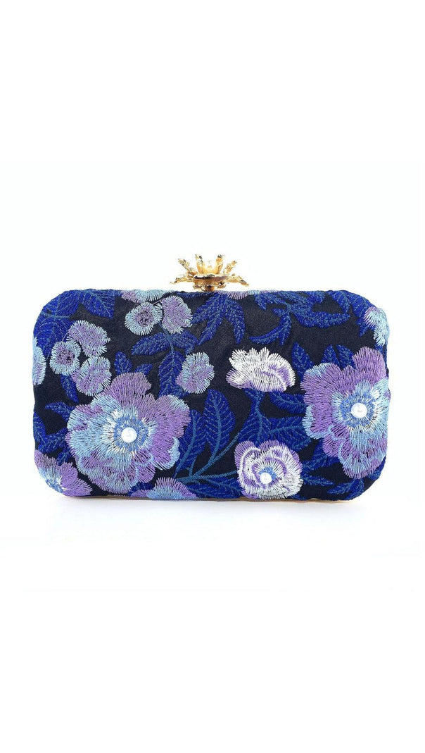 AIIZIE EMBROIDERED BEADING CLUTCH - product image