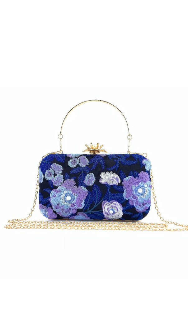 AIIZIE EMBROIDERED BEADING CLUTCH - product image