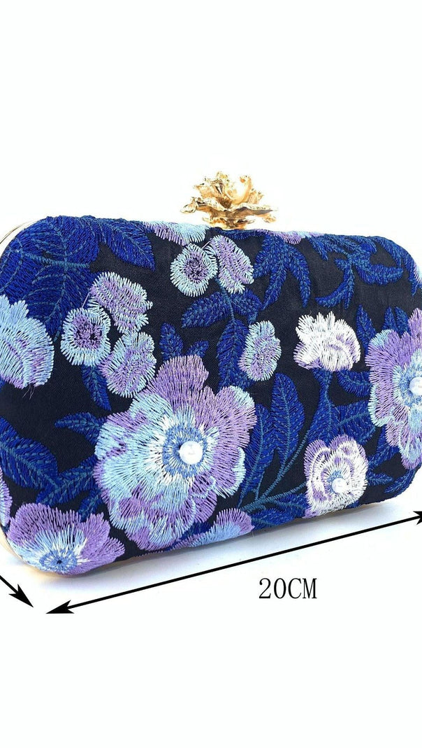 AIIZIE EMBROIDERED BEADING CLUTCH - product image