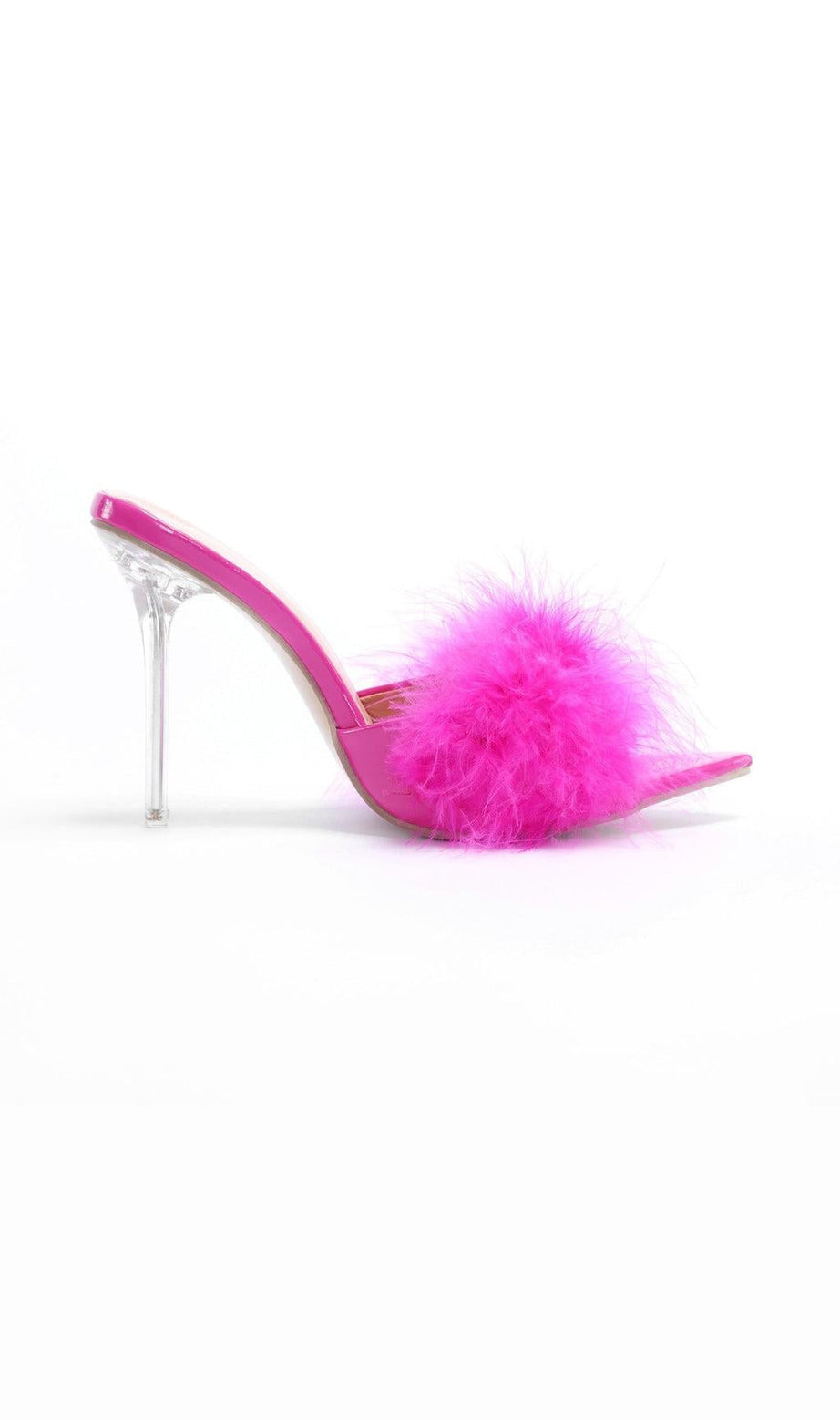 SPITZE STILETTOS MIT FEDER