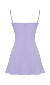 CHRISTIANA LAVENDER MINI DRESS