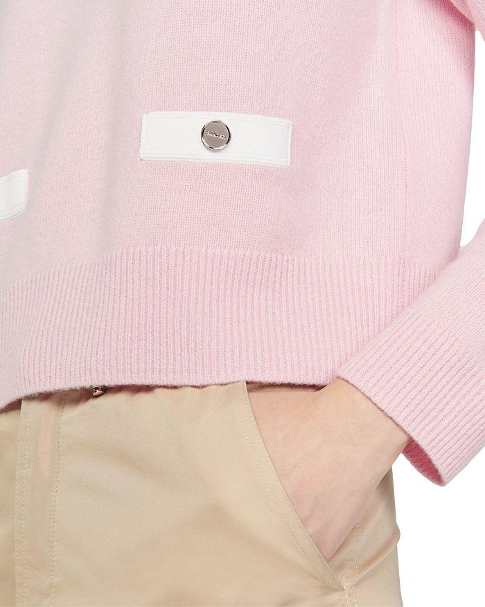 AIIZIE FINE KNIT BACK BUTTON SWEATER - product image