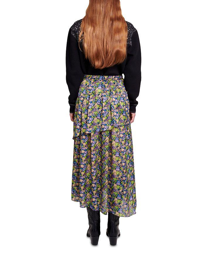 AIIZIE FLORAL RUFFLE SKIRT - product image