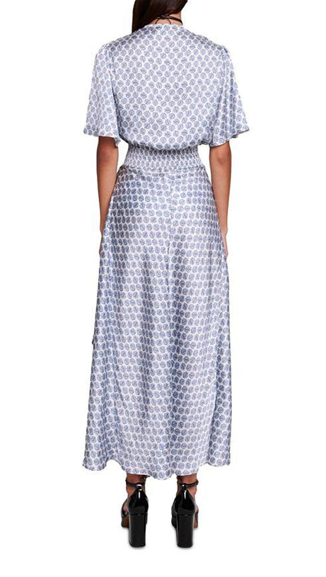 KLEID MIT ASYMMETRISCHEM SAUM 