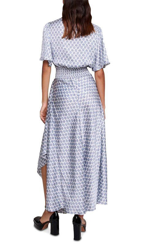 KLEID MIT ASYMMETRISCHEM SAUM 