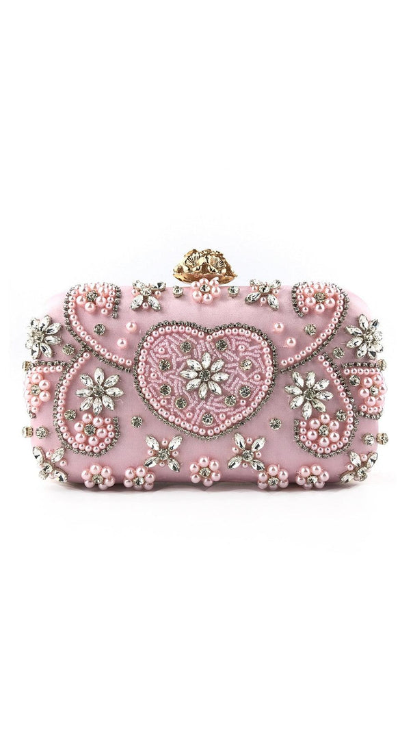 AIIZIE BEADED DIAMONDS CLUTCH - product image