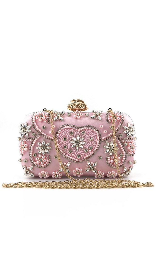 AIIZIE BEADED DIAMONDS CLUTCH - product image