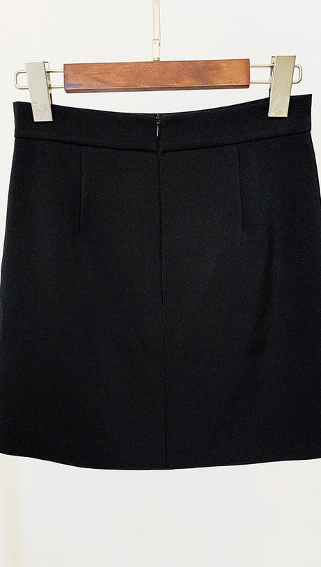 SCHWARZES ROCKSET MIT STRASSSTEINEN