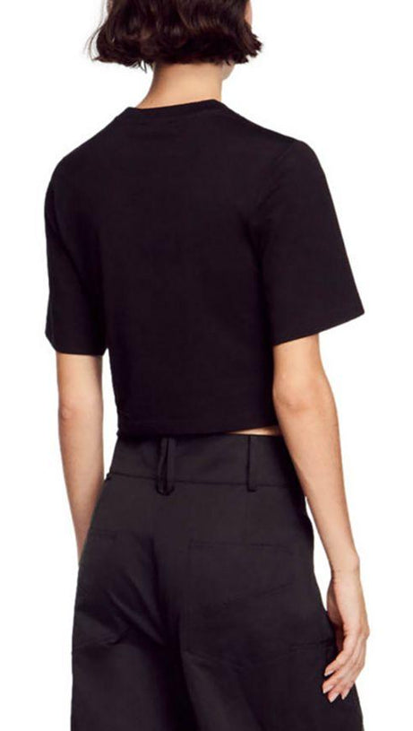 T-SHIRT CORTA CON BUSTIER 