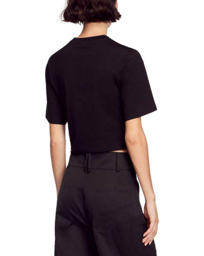 AIIZIE BUSTIER CROPPED TEE - product image