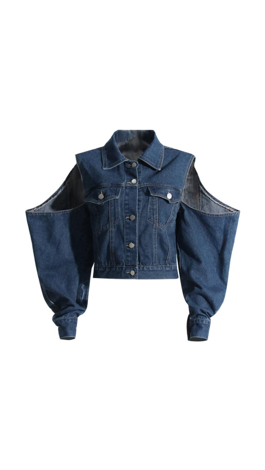 SET DI PANTALONI IN DENIM CON BOTTONI E TAGLIO