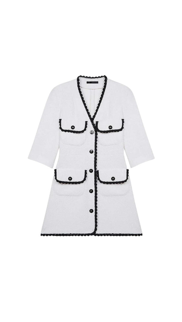 AIIZIE BUTTON FRONT MINI DRESS - product image