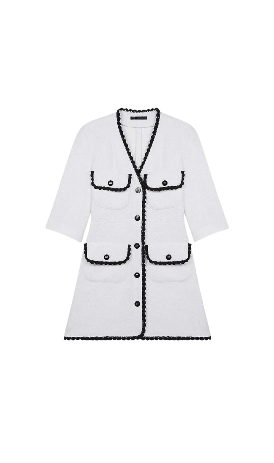 MINIKLEID MIT KNOPFVERSCHLUSS VORNE 