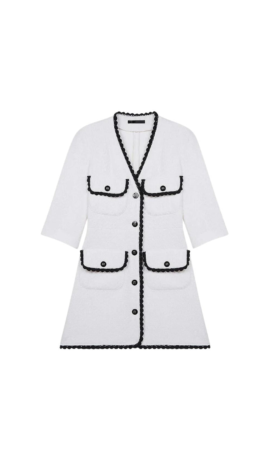 MINI ABITO CON BOTTONI FRONTALI 