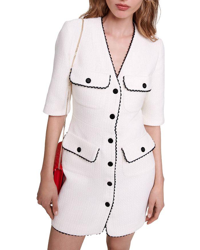 AIIZIE BUTTON FRONT MINI DRESS - product image