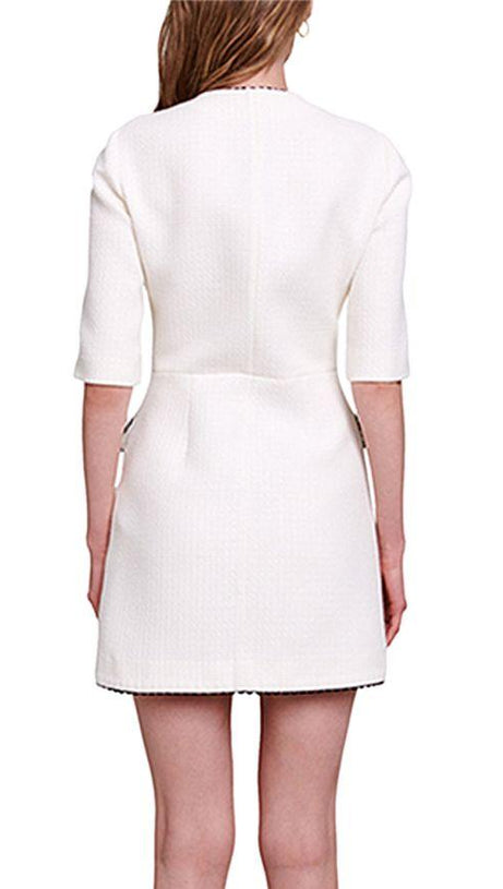 MINI ABITO CON BOTTONI FRONTALI 