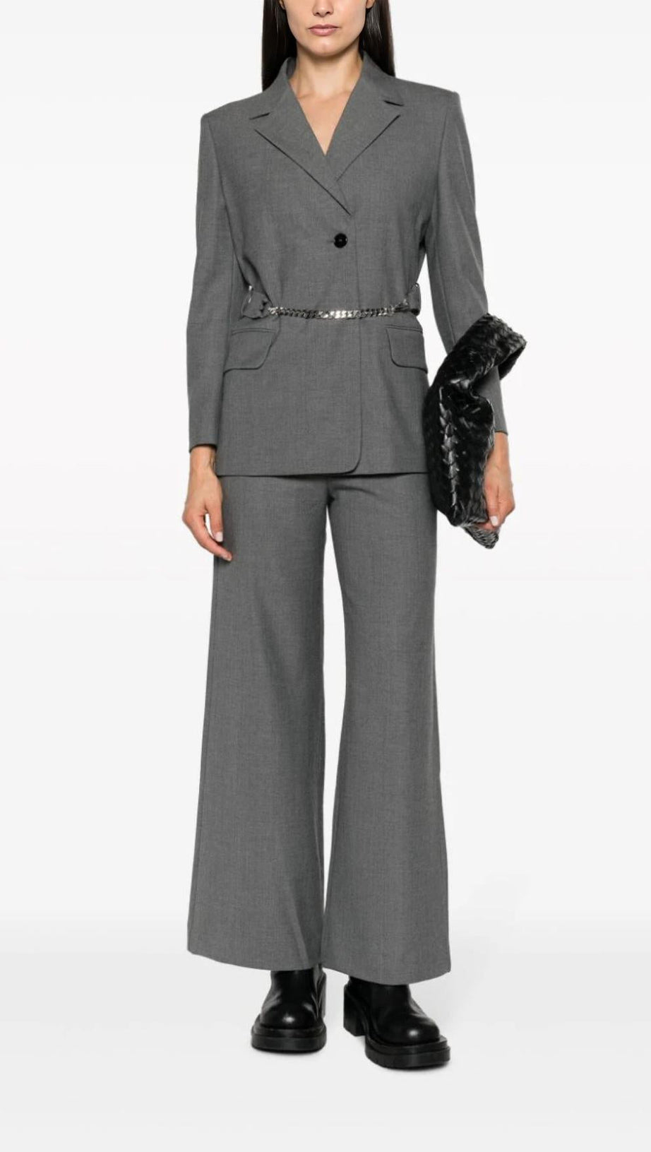 BLAZER MIT KETTENGÜRTEL 