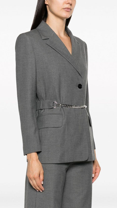 BLAZER MIT KETTENGÜRTEL 