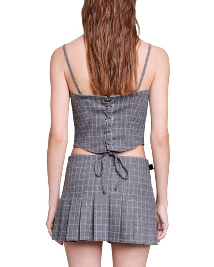AIIZIE CHECK CORSET STYLE TOP - product image