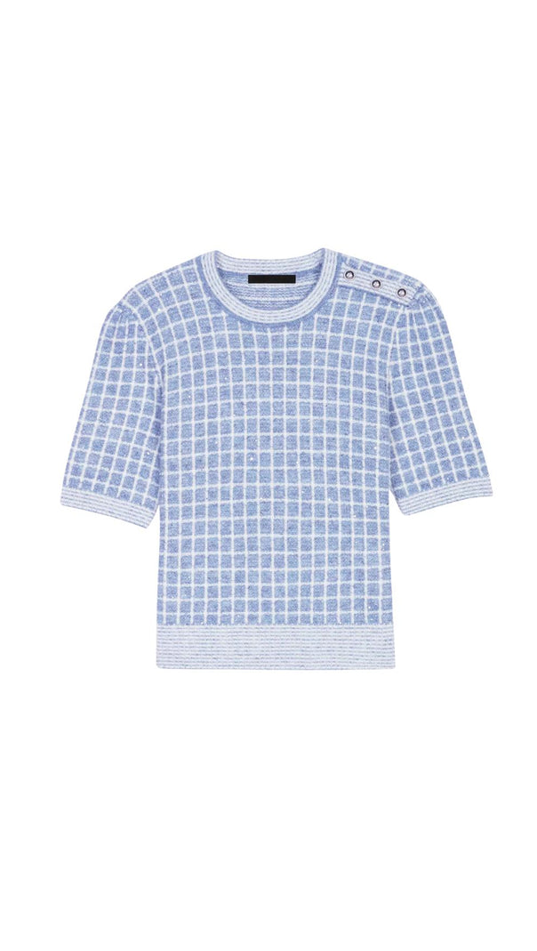 AIIZIE CHECK PRINT SWEATER - product image