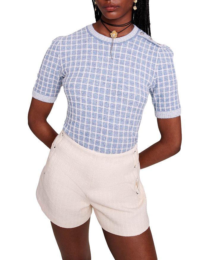 AIIZIE CHECK PRINT SWEATER - product image