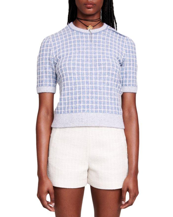 AIIZIE CHECK PRINT SWEATER - product image