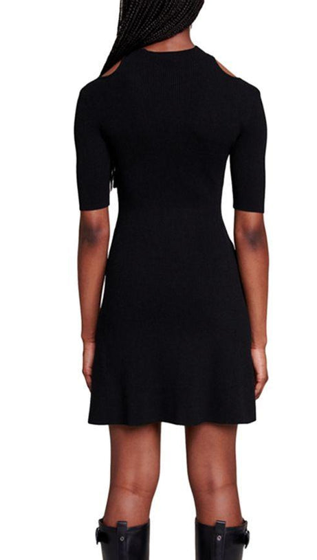 COLD SHOULDER MINI DRESS