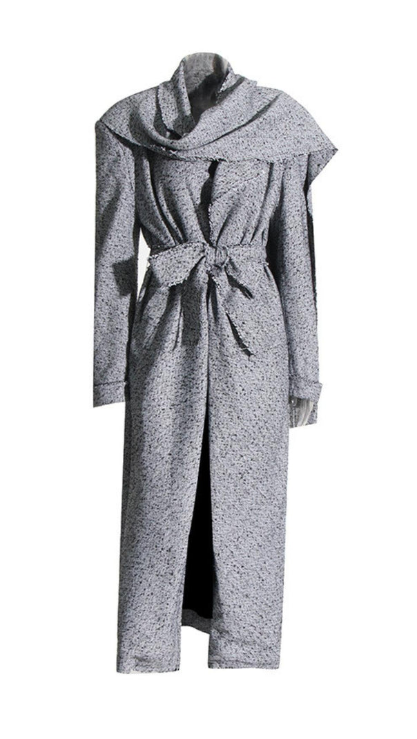 AIIZIE COLLAR HOUNDSTOOTH COAT - product image