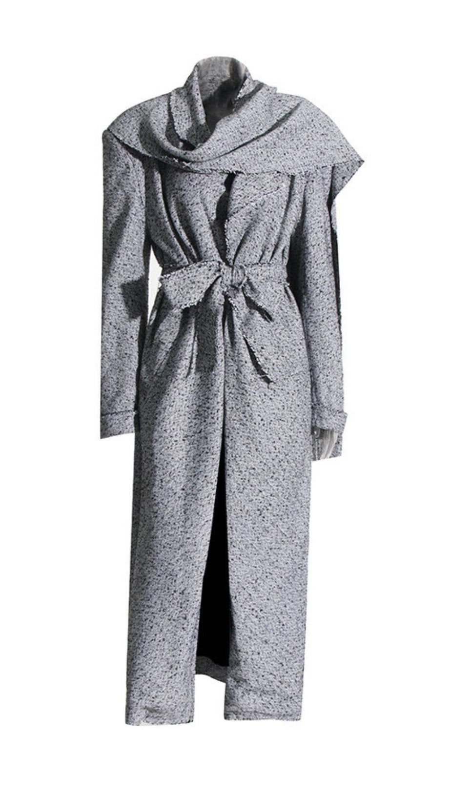 COLLAR HOUNDSTOOTH COAT