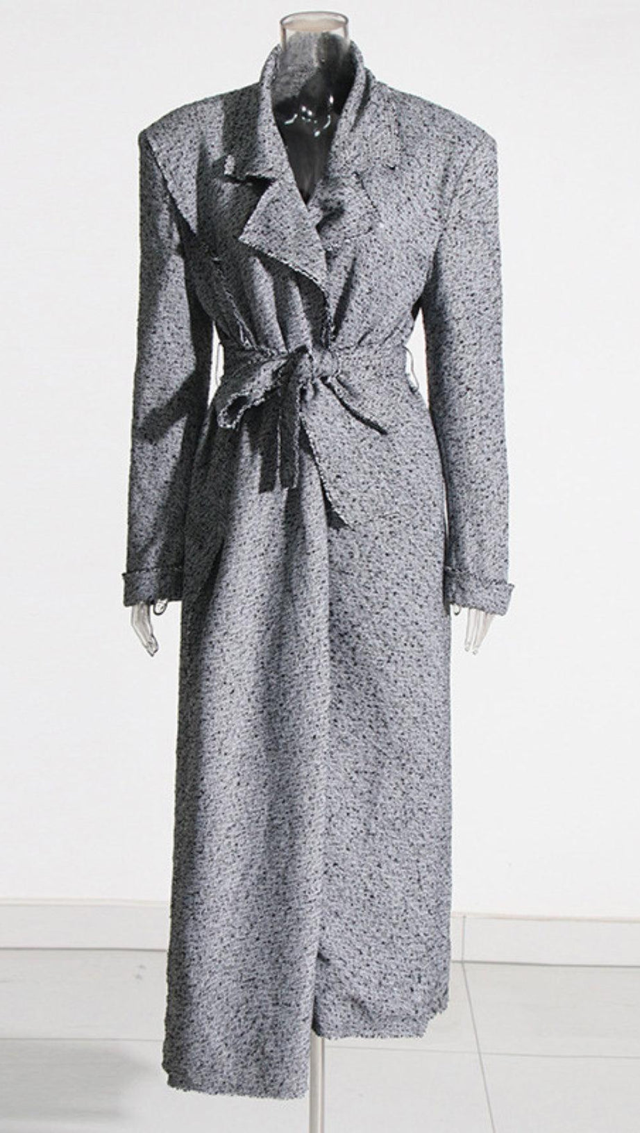 COLLAR HOUNDSTOOTH COAT