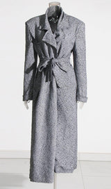 COLLAR HOUNDSTOOTH COAT